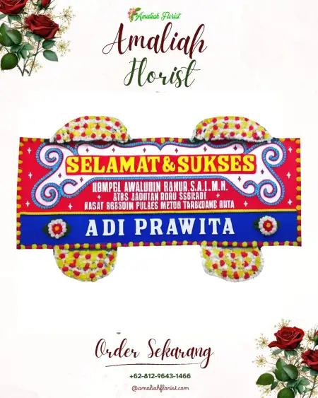 Papan Bunga Ucapan Selamat Bedingin